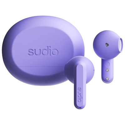 Sudio Audio A3 In-Ear True Wireless Earbuds - Purple 