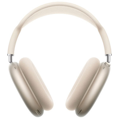 Open Box - Apple AirPods Max (USB-C) Over-Ear Noise Cancelling Bluetooth Headphones - Starlight