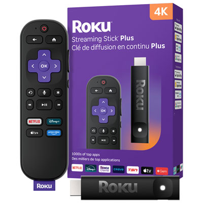 Roku Streaming Stick Plus 4K Media Streamer with Remote