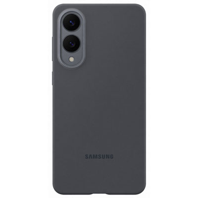 Samsung Silicone Fitted Soft Shell Case for Galaxy S25 Edge - Black