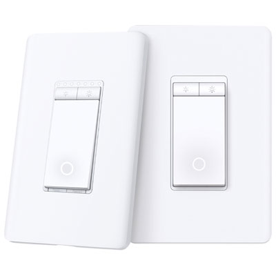 TP-Link Tapo 3W Smart WiFi Dimmer Light Switch - 2 Pack