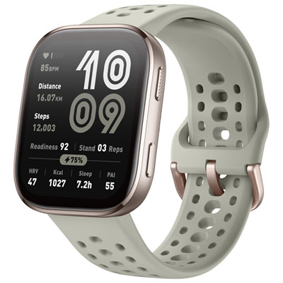 Amazfit Bip 6 50mm Smartwatch with Heart Rate Monitor - Stone Love my Bip 6