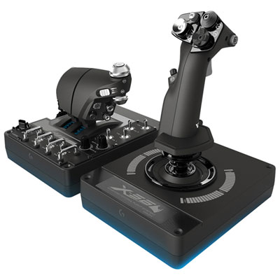 Logitech G X56 HOTAS RGB Flight/Space Simulator Game Controller Great step up from the TM11000 and has more than enough buttons, switches, and knobs