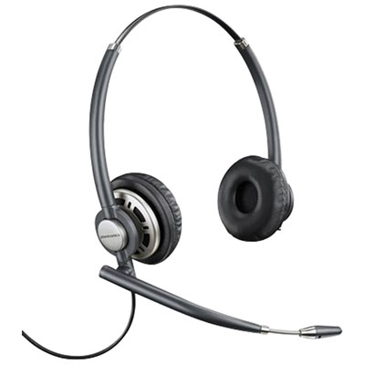 HP Poly EncorePro 700 On-Ear Noise Cancelling Headset - Black