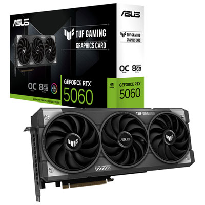 Image of ASUS TUF Gaming GeForce RTX 5060 OC 8GB GDDR7 Video Card