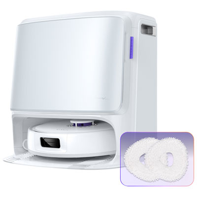 Narwal Freo Z10 Wi-Fi Connected Robot Vacuum & Mop Bundle with Mop Bonus Pack - White Best EVER