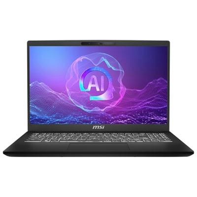 Portable À Écran Tactile De 15,6 Po Modern 15 H Ai De Msi - Noir (Core Ultra 9 - 285H D'intel/ram 32 Go/ssd 1 To)