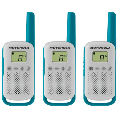 Motorola Talkabout T114TP 25 km 2-Way Radios - 3 Pack