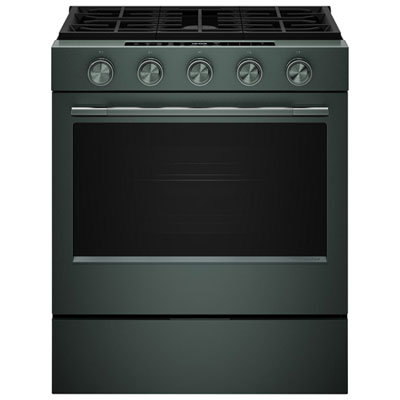 KitchenAid 30" 5.0 Cu. Ft. True Convection 5-Burner Slide-In Gas Air Fry Range (KSGS530SJP) - Juniper Works great, love the features