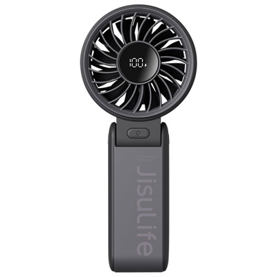 JisuLife Life7 Rechargeable Handheld Fan - Black