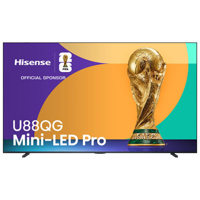 Hisense 100" U88QG Series 4K UHD HDR Mini-LED QLED Pro Smart Google TV (100U88QG) - 2025