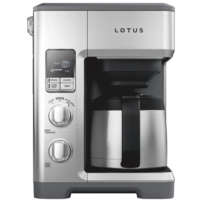 Cafetière À Filtre De Lotus - 10 Tasses - Acier Inoxydable Durable, Sleek, & Brews Great Coffee