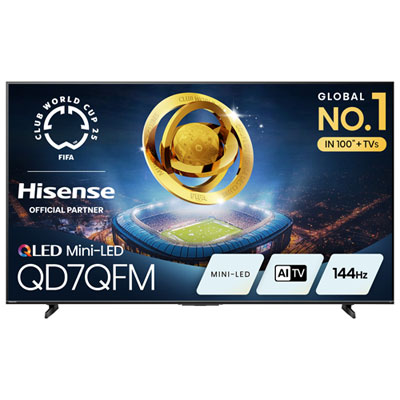 Hisense 75" QD7QFM Series 4K UHD HDR Mini-LED Smart Fire TV (75QD7QFM) - 2025