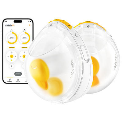 Medela Magic InBra Double Wearable Breast Pump I love the discrete, anti spill and app connection of this pump!