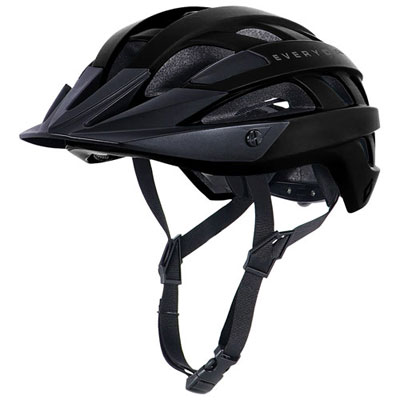Everyday Essentials Element Bicycle Helmet - 54-61cm - Black