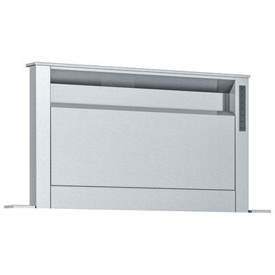 Bosch 800 Series 30" Downdraft Vent (HDD80052UC) - Stainless Steel We love how the fan fits in with the stove top and hides when we don't need it on