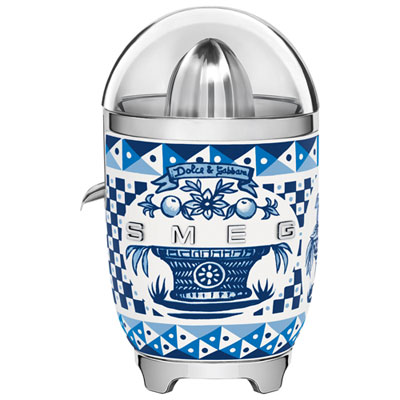 Smeg 50's Style Citrus Juicer - Dolce & Gabanna Collection - Blue Mediterraneo