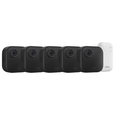 Blink Outdoor 4 Wire-Free 1080p Full HD IP Security Camera System with Sync Module Core - 5 Pack The best