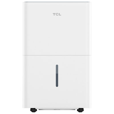 TCL Smart Dehumidifier With Pump - 50-Pint - White