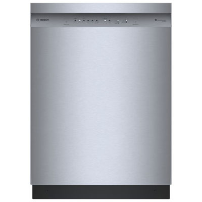 "Open Box - Bosch 300 Series 24"" 48dB Built-In Dishwasher w/ Stainless Steel Tub- Stainless Steel - Scratch & Dent"