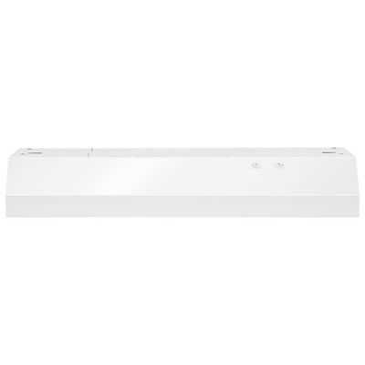 "Open Box - Whirlpool 30"" Under Cabinet Range Hood (WVU17UC0JW) - White - Scratch & Dent"