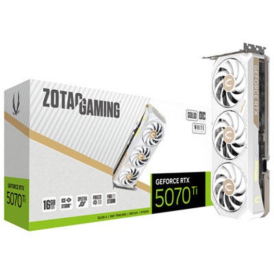 Image of ZOTAC GAMING GeForce RTX 5070 Ti Solid Core OC 16GB GDDR7 Video Card
