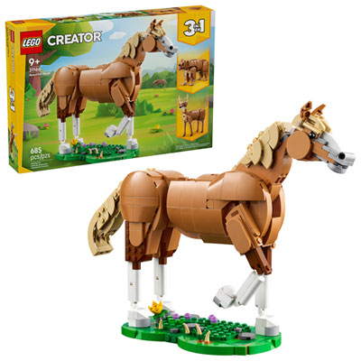 Lego Creator 3-En-1 : Le Cheval Magnifique - 685 Pièces (31166) Love