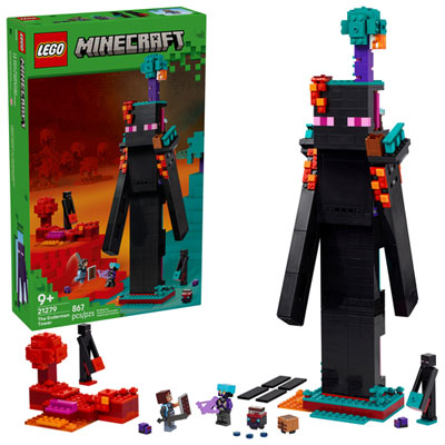 LEGO Minecraft: The Enderman Tower - 867 Pieces (21279) The details are great, and the tower is really tall