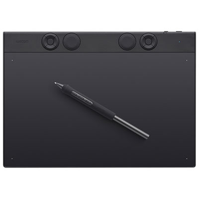 【キキ】Wacom intuos Pro Wacom Intuos Pro Digital Graphic Drawing Tablet, Large, Black.