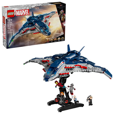 LEGO Super Heroes Marvel: Age of Ultron Quinjet - 1131 Pieces (76325) One of the best lego sets in the world