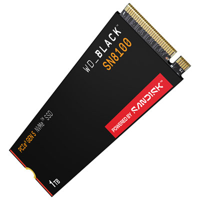 WD_Black SN8100 Gen5 1TB NVMe PCI-e Internal Solid State Drive