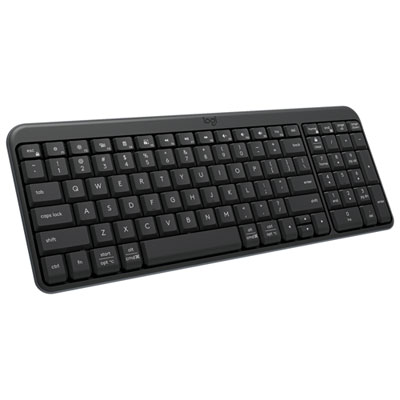 Logitech K250 Bluetooth Compact Keyboard with Numpad - Graphite - English 