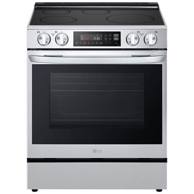 LG 30" 6.3 Cu. Ft. True Convection Slide-In Induction Air Fry Range (LSIL6334XE) - Stainless Steel Love Induction