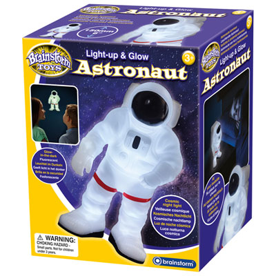 Brainstorm Astronaut Light-Up & Glow Night Light