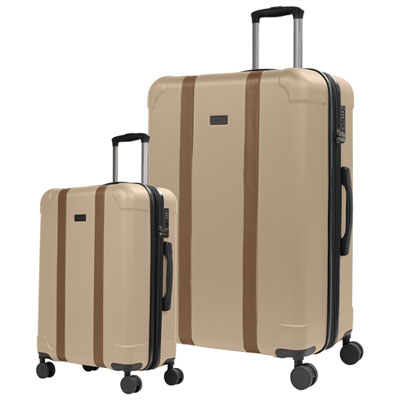 Ensemble De 2 Valises Rigides Extensibles Windsor De Bugatti - Crème - Exclusivité De Best Buy