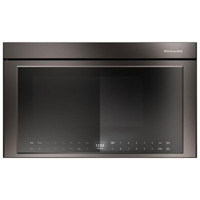 KitchenAid Over-The-Range Microwave (YKMMF730PBE) - 1.1 Cu. Ft. - Black Ore It is so easy to use and it looks great