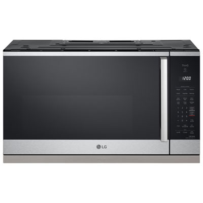 Image of LG ThinQ Over-The-Range Microwave - 2.1 Cu. Ft. - Stainless Steel