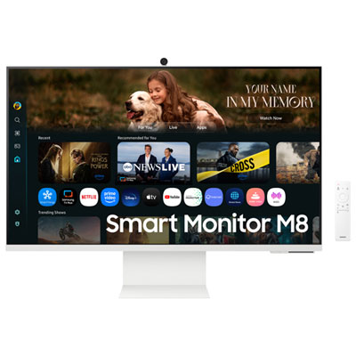 Samsung M8 32" 4K Ultra HD 60Hz 4ms GTG VA LED Smart Monitor (LS32FM801UNXZA) - Warm White