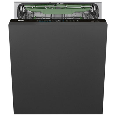 Lave-Vaisselle Encastrable 24 Po 40 Db Avec Cuve En Inox Et Troisième Panier De Smeg (Dw8620) - Prêt Pour Panneau