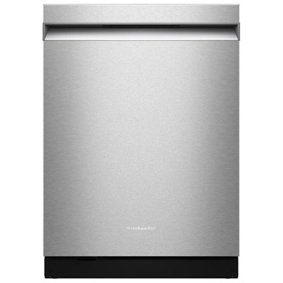 KitchenAid 24" 44dB Top-Control 360° Max Jets ProDry Dishwasher with Third Rack (KDPS724SPS) - PrintShield Stainless Great features