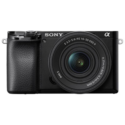 Open Box - Sony Alpha 6100 APS-C Mirrorless Camera with 16-50mm Lens Kit - Black