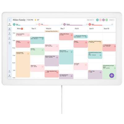 Skylight 27" Touchscreen Calendar Smart Display - White