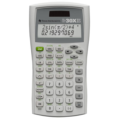 Texas Instruments TI-30XIIS Scientific Calculator - White [This review was collected as part of a promotion
