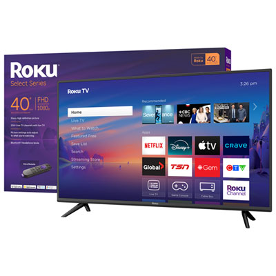 Roku 40" Select Series 1080p FHD LED Roku TV Smart TV (40R3C5CA) - 2025