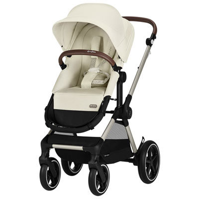 Cybex EOS Lux Convertible Stroller - Seashell Beige/Taupe Frame