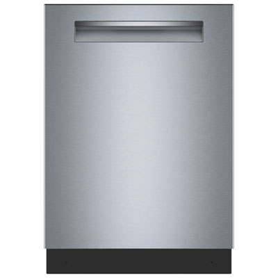 Bosch 500 Series 24" 44dB Built-In Dishwasher with Stainless Steel Tub & Third Rack (SHP55DM5N) - Stainless