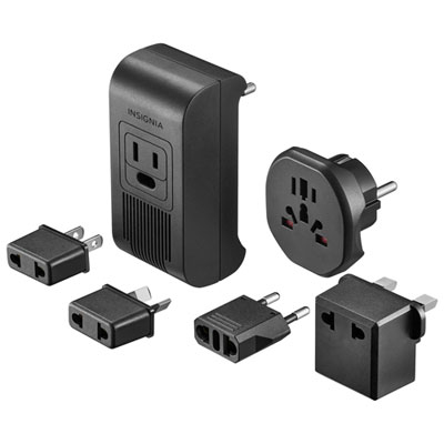 Adaptateur Et Convertisseur De Voyage D'insignia - Noir - Exclusivité De Best Buy
