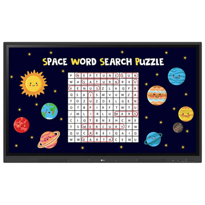LG CreateBoard Lab 65" 4K UHD Android OS Interactive Commercial Display (65TR3DK-B.MUSQ)