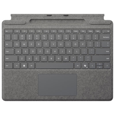 Microsoft Surface Pro Keyboard with Pen Storage for Surface Pro (11th Edition) / Pro 8 / Pro 9 - English - Platinum