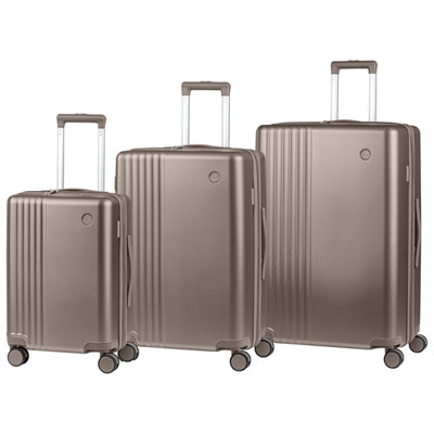Ensemble De 3 Valises Rigides Extensibles Velora De Champs - Gris
